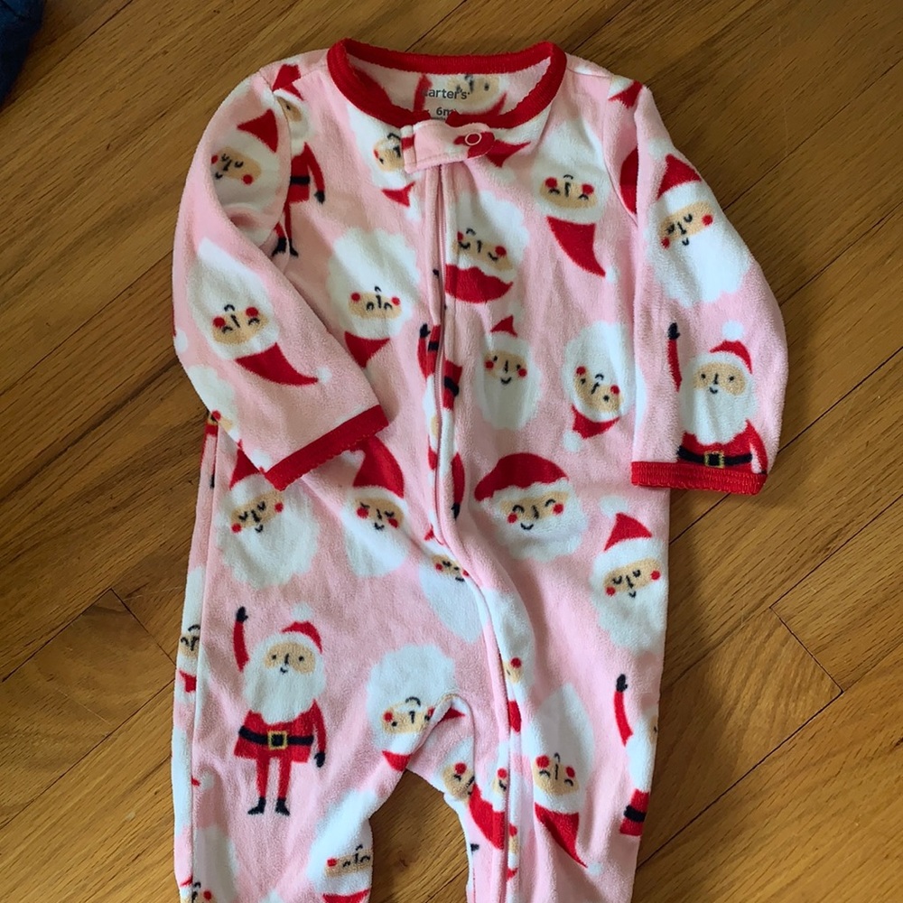 Santa Christmas Fleece pajamas